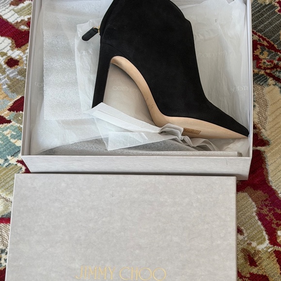 Jimmy Choo Suede Booties size 37.5 - Picture 2 of 6